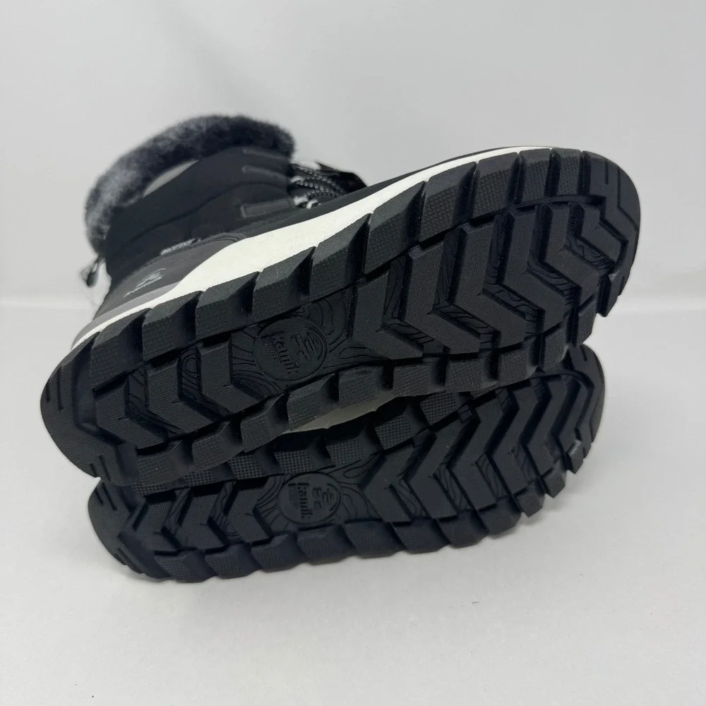 Kamik Prairie 2 Womens Black Waterproof Insulated Winter Snow Boots Size 7 NEW